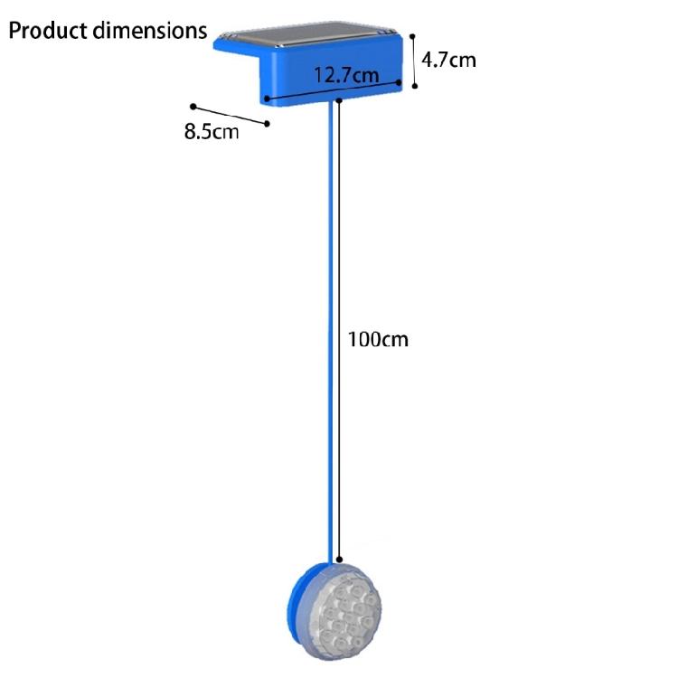 Friendly Solar Powered Swimming Pool Lamp With 6 Hour Timers Function And Strong Adhesion For Smooth Textured Surfaces