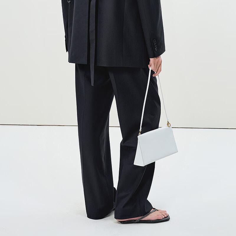 LESS 2025 Spring Loose Fit Straight-Leg Casual Pants