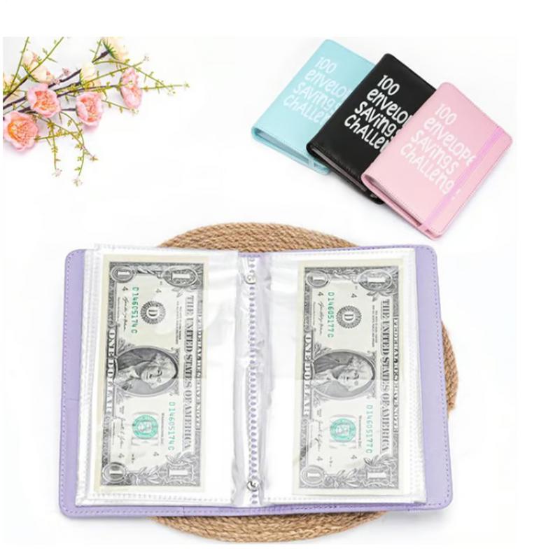 100 Envelopes Money Saving Challenge Budget Binder 100 Days Binder Envelopes To Save 5050 Dollars For Budget Tracking Women Men