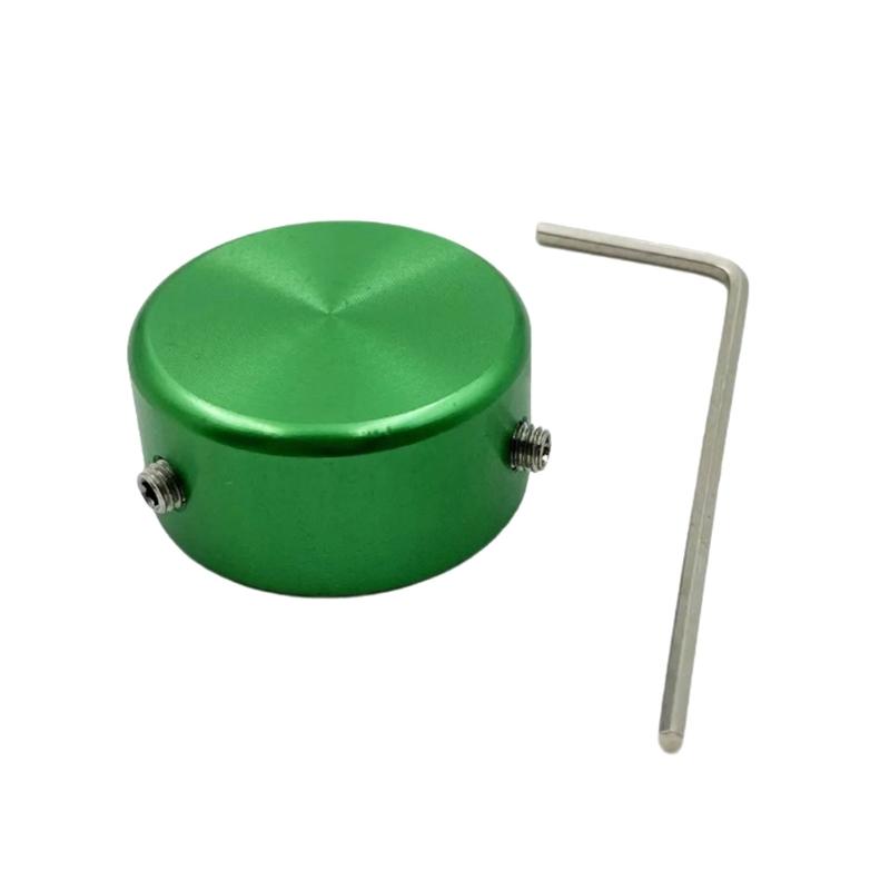 Quick Installation Guitar Pedal Knob Caps with 6 Color Enhancing Grip Control Nonslip Metal Texture for Repairing