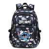 Teen Girl Student Schoolbag with Stitch Pattern Printed Backpack, Children's Large-capacity Schoolbag, Cute Cartoon