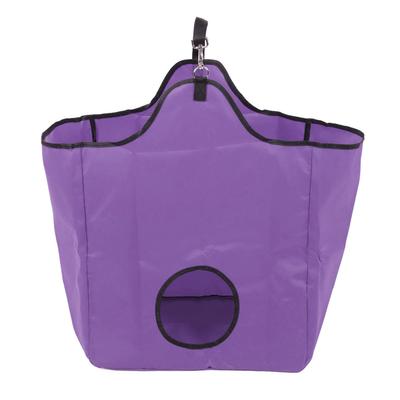 Horses Slow Feed Hay Bags Multipurpose 600D Oxford Cloth Waterproof Coating Large Capacity Portable