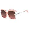 Luxury Designer Square Big Frame Sunglasses Women Fashion Vintage Pearl Oversized Sun Glasses Female Eyewear
