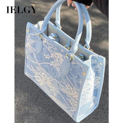 2022 Summer New Niche Lace Portable Shoulder Armpit Bag Simple and Versatile Large-capacity Commuter Tote Bag