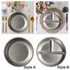 Round Dish Salad Plate Reusable Multipurpose Decorative Seasoning Vintage for