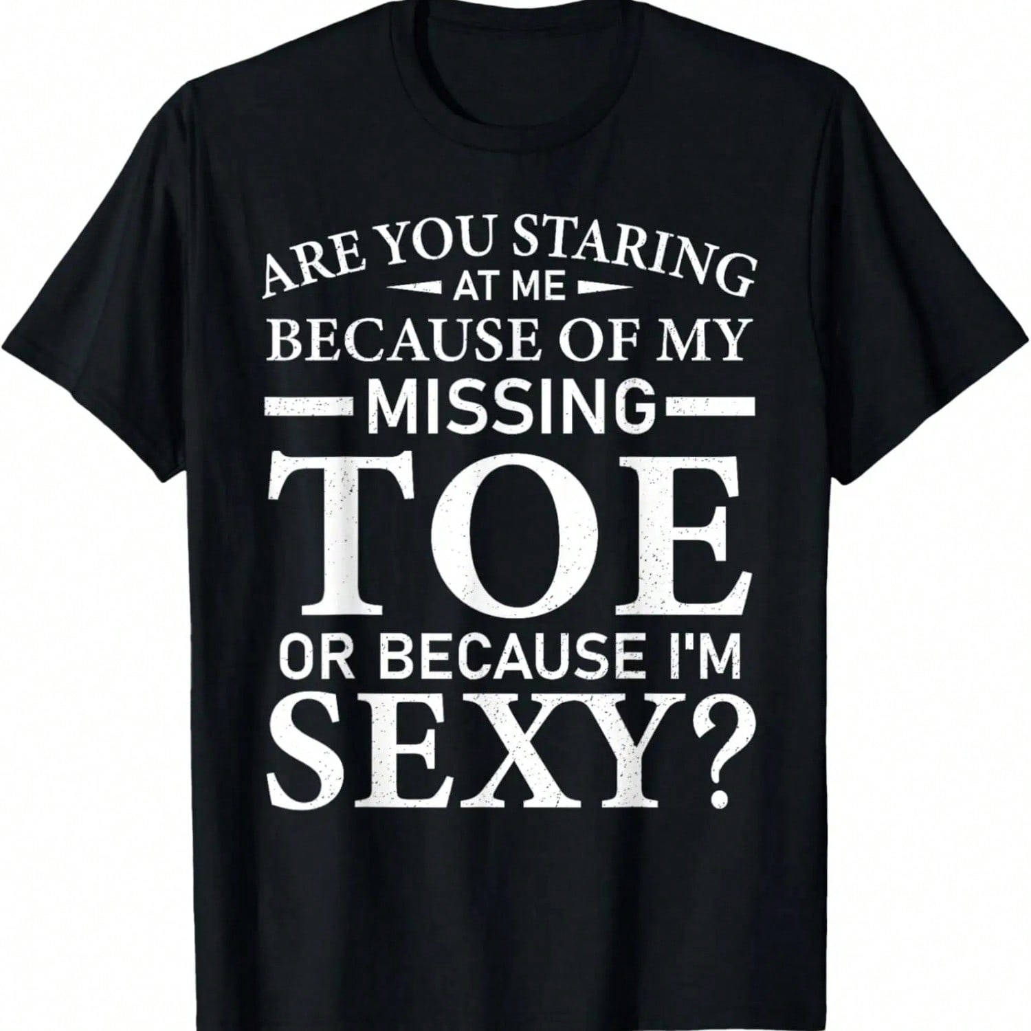 Toe Amputee Funny Toe Amputation T-Shirt S