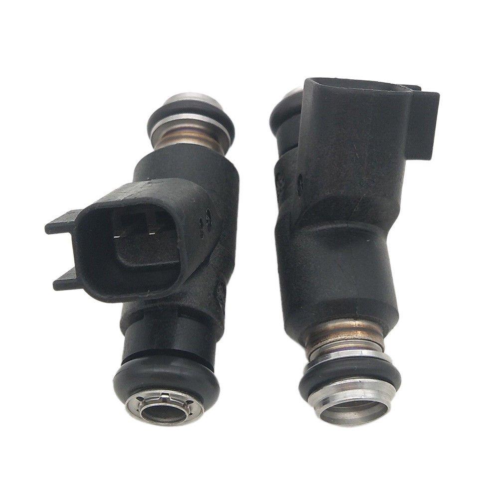 GERMBAN 27709-06A 2pcs Fuel Injector 6 Hole Replacement for 2006-2015 Harley Davidson Motorcycle 25 Degree 27625-06 R2025DEG