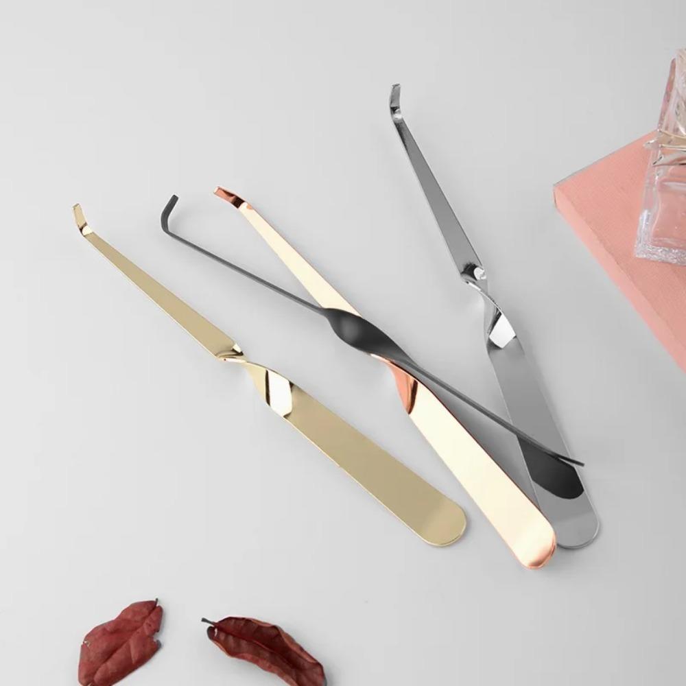 Creative Candle Wick Dipper Stainless Steel Candle Twist Hook Cut Iron Art Candle Hook Candle Extinguisher Candle Care Tools