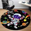 1pc Astronaut Galaxy Office Round Area Rug, Under Office Chairs Bedroom Living Room Home Decor, Room Deco