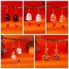 Trick or Treat Pumpkin Ear Studs Zinc Zinc Alloy Ghost Dangle Earrings Halloween Earrings  All Saints' Day