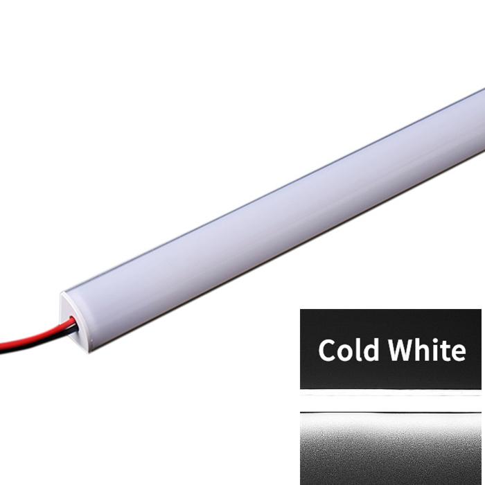 1-20pcs 0.5M AC220V V-type LED Corner Strip Lights 5W Wall Aluminum Profile Milky/Clear Cover Channel Cabinet Tube Bar Lighting