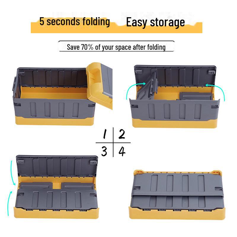 Multi-Function Foldable Car Storage Box for Home and Auto
