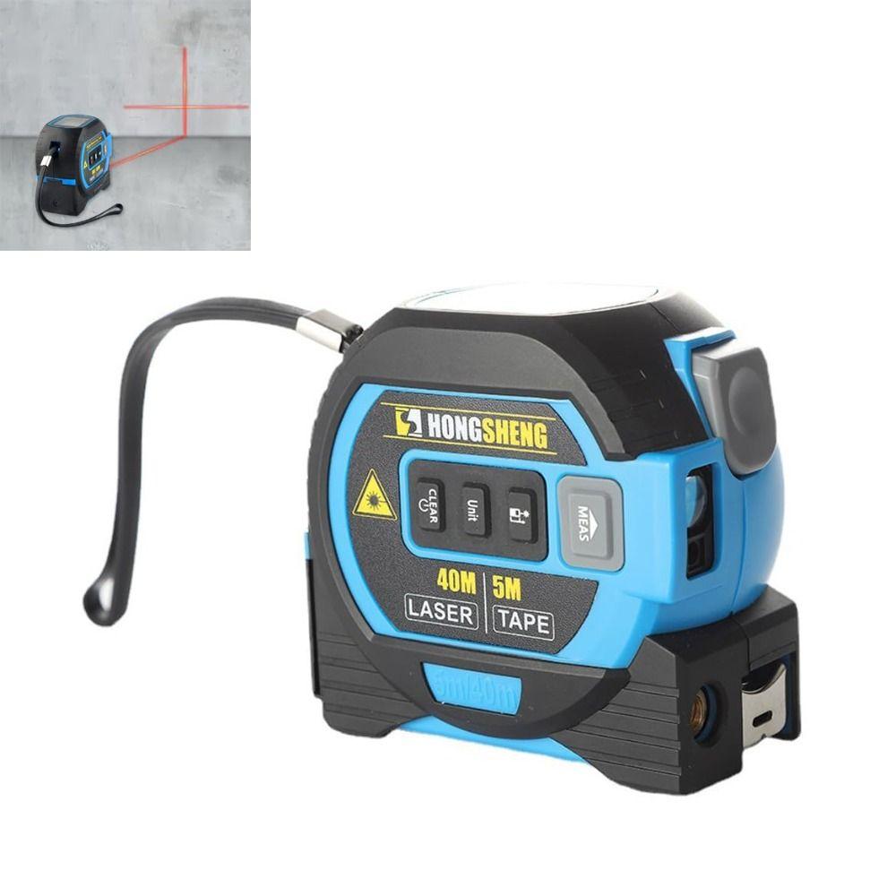 Stainless Laser Measure Tape Measure Digital Laser Distance Meter Tool New Measuring Laser Tape