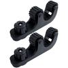 2Pcs Kayak Paddle Holder with Longer Threads Bolts Kayak Track Mount Multifunctional Rod Pole Holding Tool for Kayaking
