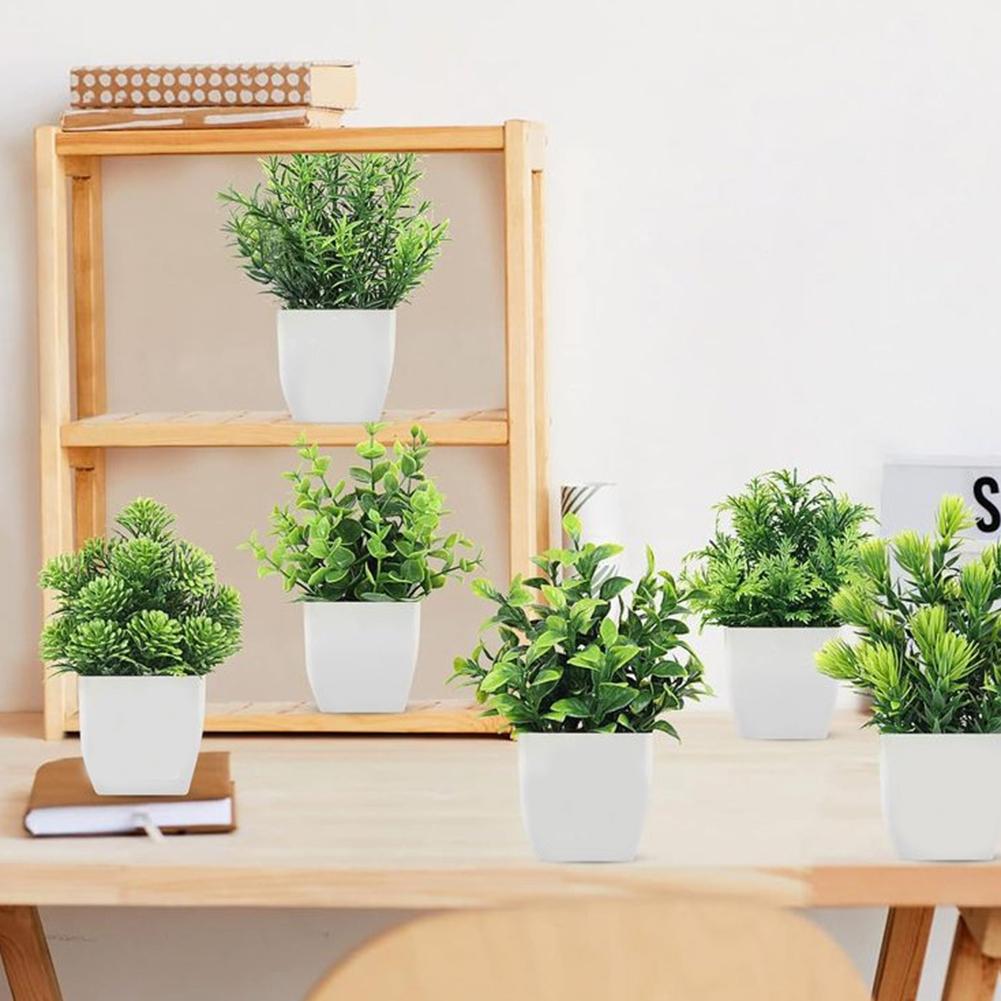 Easy Care Lavender Eucalyptus Plant Simulation Potted Plant Good Material