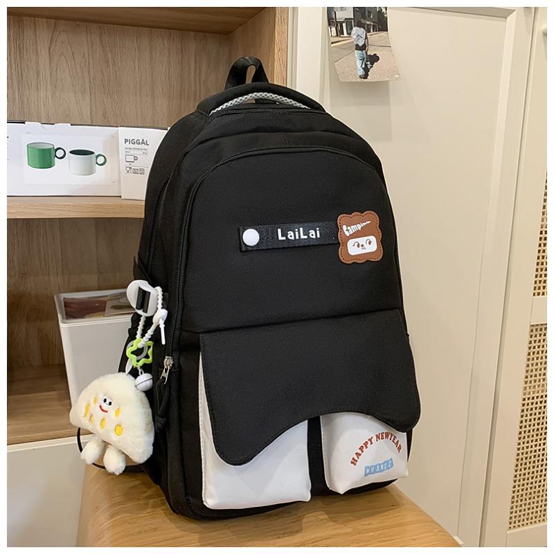 Large-capacity Schoolbag Female High Value Junior and Senior High School Students' Shoulder Bags Are Cute and Fresh Multifunctional Backpacks.
