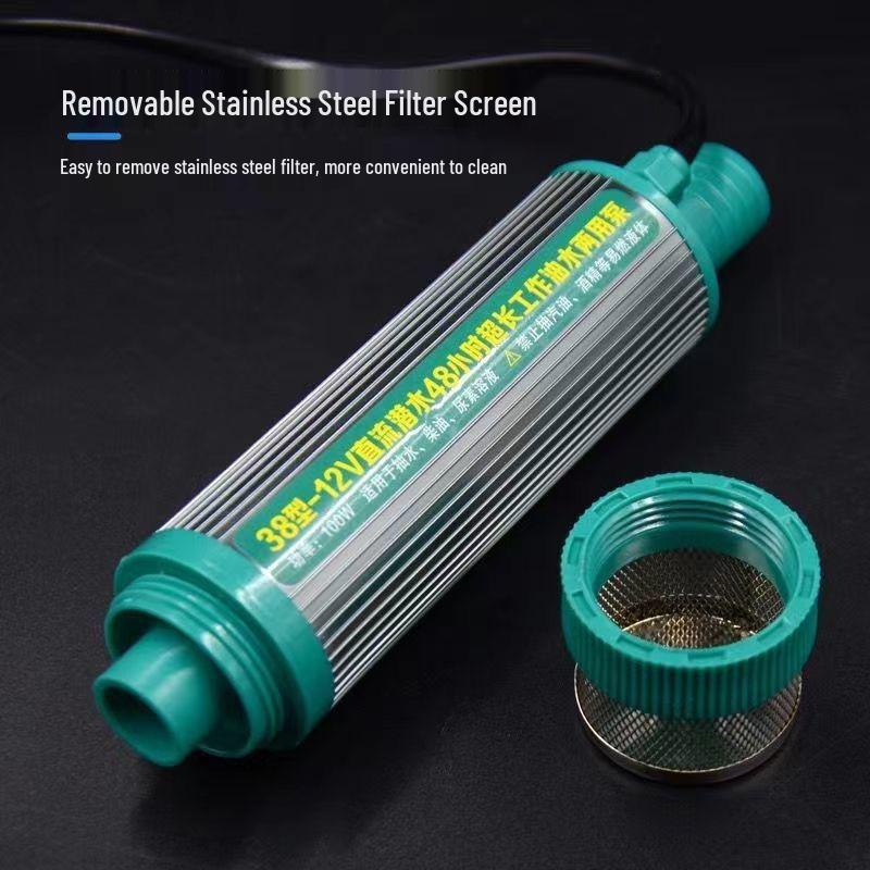 12V Dual-Use Lithium Battery Oil & Water Transfer Pump - Self-Priming Electric Diesel Pump