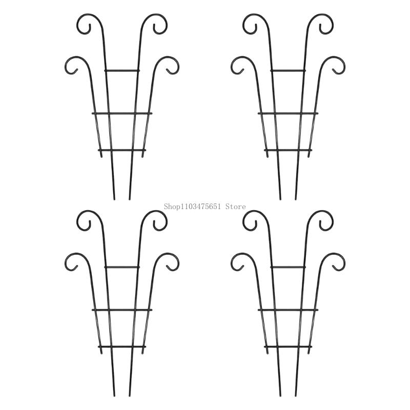Iron Plant Climbing Support Durability Indoor Plant Trellis For Indoor Outdoor Garden Flower Vertical Growth