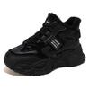 Winter New Velvet Dad Shoes Ins Height Increase Warm Sports Shoes Casual Cotton Shoes K