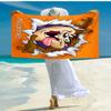 Personalized customized proof beach towel with Taz-Mania pattern - soft, absorbent,quick-drying,perfect swimming,camping&bathing
