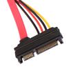 30/50Cm Sas To Sata Sff-8482 Sas 29 Pin To Sata 22Pin Hard Disk Drive Raid Extension Cable With 15 Pin Sata Power Port