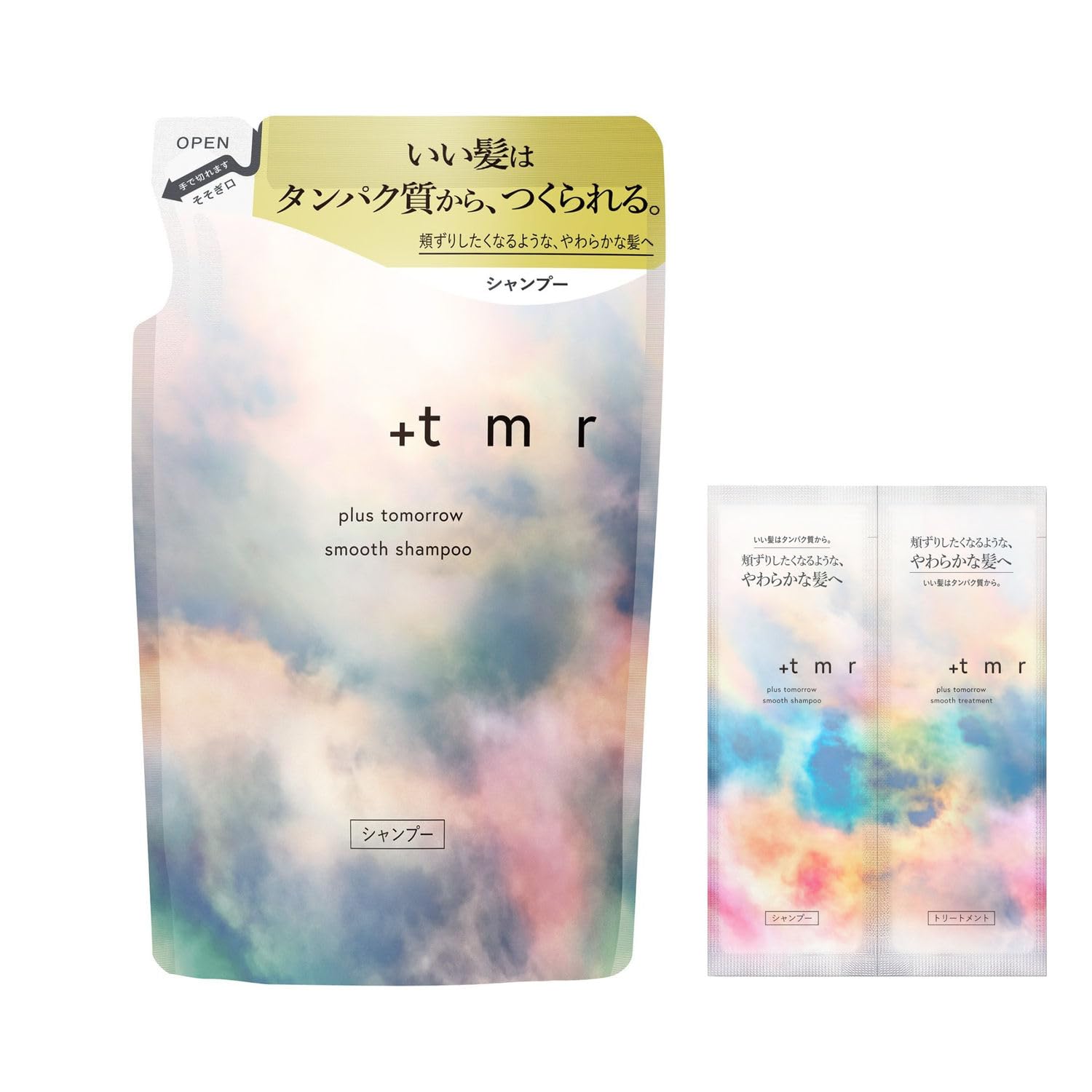 

Plus Tomorrow +tmr: Shampoo Refill + Bonus [Smooth] Protein Hair Care Damage