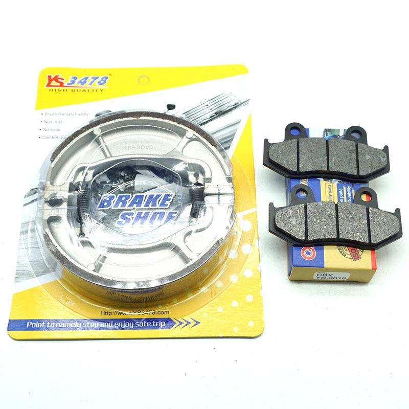 Motorcycle Front Rear Brake Pads for HONDA SH125iD 2009 SH125iR 2008 SH125iS NES150 2001-2006 PES150 PS150 2006-2009 PES150R