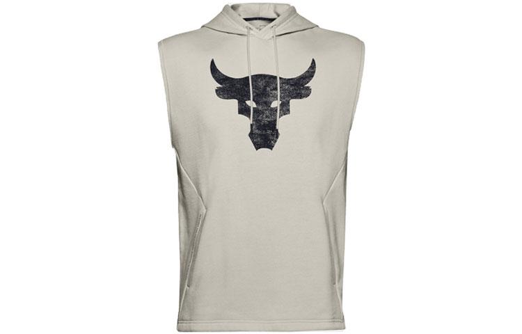 Under Armour Sweatshirts Men s Gray Hooded Thickened Regular 1357181-110 XL