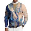 Herren Rundhals Langarm Rippstrick Pullover