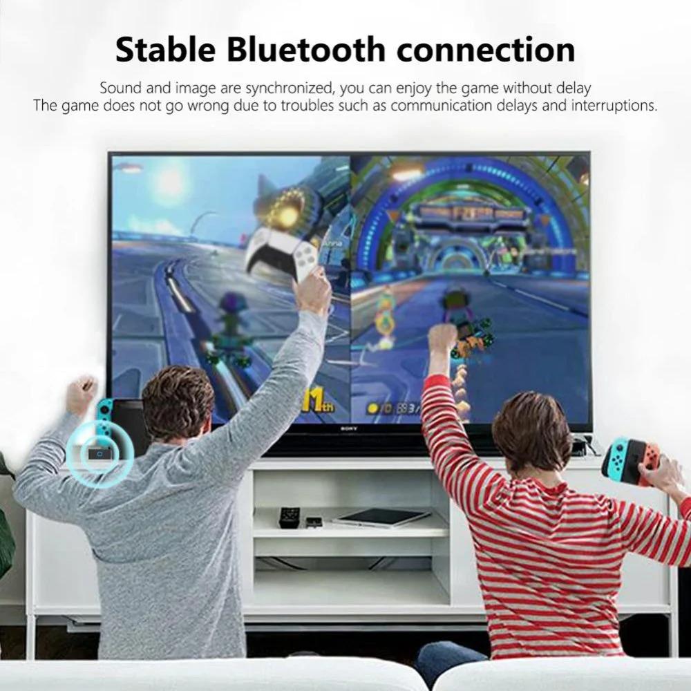 Drahtloser USB-Adapter, tragbarer PC-TV-Box-Adapter, Plug-and-Play-USB-Adapter, keine Verzögerung, leicht, für PS4/PS5/Xbox/Switch, drahtloser Controller-Adapter