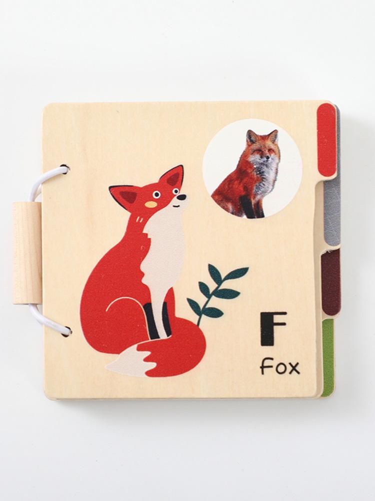 Jeu de cartes de lecture d'animaux pour bébé Jouets Éducatifs Montessori Cartes d'animaux pour enfants Jouets Pédagogiques pour Bébés de 0 à 3 ans