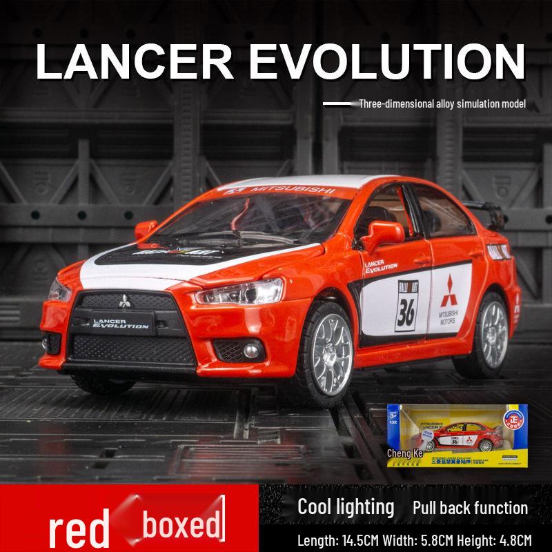 

Mitsubishi Lancer Evolution Alloy Simulation Car Model with Pull Back, Sound & Light Features