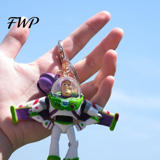 Durable Car Charm Keychain Pendant, Woody Buzz Lightyear Air Freshener, Aromatherapy High Temperature Resistant Vent Clip Accessory for Toy