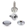 090E 150Pcs Canvas Tool, Metal Screws Snaps Marine Grade 15mm Socket Stainless Steel Boats Canvas Snaps