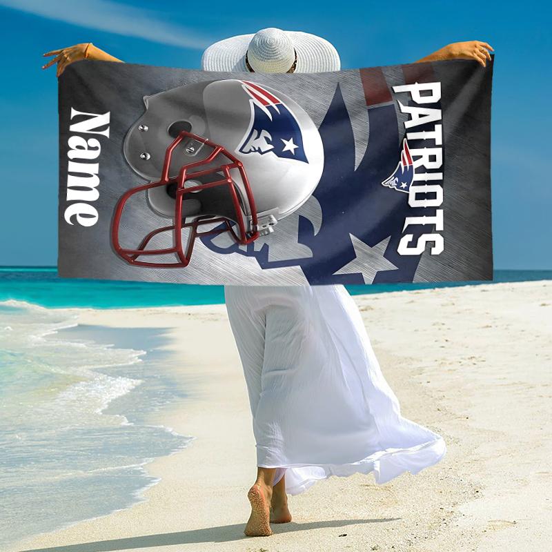 Personalized Rams Helmet Print Beach Towel Microfiber Beach Towel Thin Absorbent for Beach Swimming Yoga Bath Sports. 0910359