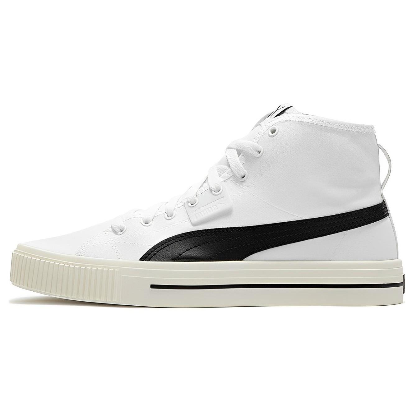 PUMA Ever Mid  White Black  Men s 385847-01 EU 36