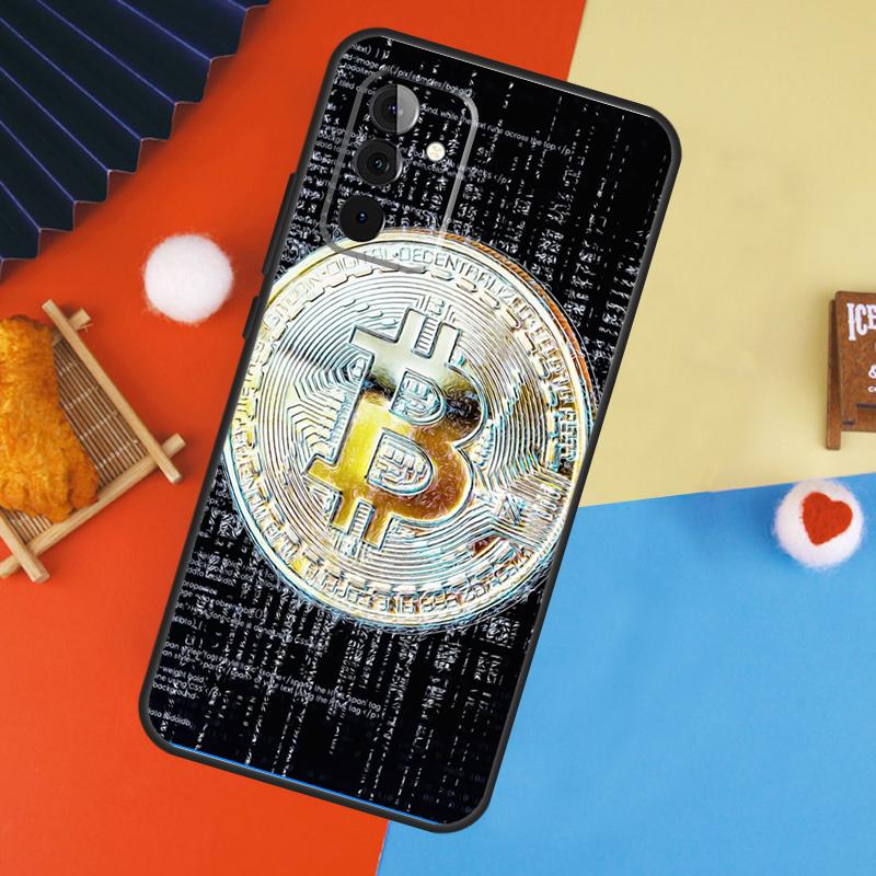 Bitcoin Case For Samsung Galaxy A52 A32 A12 A53 A33 A23 A13 A54 A34 A14 A51 A15 A25 A35 A55 Cover