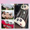 Crayon Shinchan Plush Car Headrest Pillow With Pp Cotton For Vehicle Seat Decor Special Characters Included