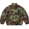 Supreme Spellout Embroidered Ripstop Track Jacket Woodland Camo