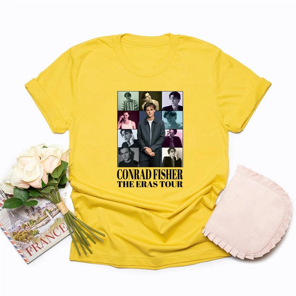 Conrad Fisher The Eras Tour T-Shirt Team Conrad Tshirt Summer I Turned Pretty T-shirt Women Graphic T Shirts Cousins Beach Tee