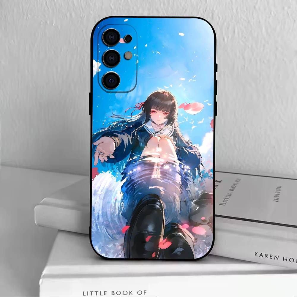 Game -WW- Wuthering Waves WuWa  Phone Case Black Silicone Soft For Samsung S25,S24,S21,S22,S23,S30,Ultra,S20,Plus,Fe,Lite