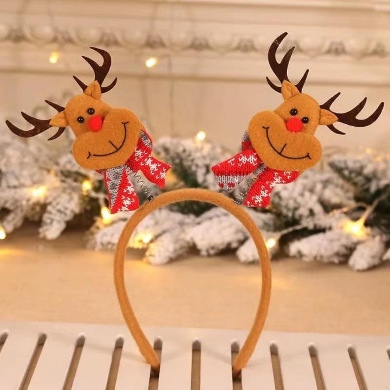 Christmas Headband Reusable Merry Christmas Decoration Comfortable And Not Tight To Wear Fashion Christmas And New Year Gifts