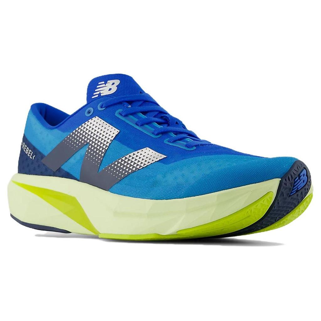 New Balance FuelCell Rebel v4 Spice Blue Limelight Erkek Spor Ayakkabı Mavi-Oasis MFCXLQ4