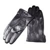 Sheepskin Leather Gloves Men's Fashion Simple Wool Lining Autumn and Winter Velvet Warm Car Driving Cycling Gloves