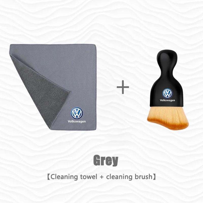 Car Wash Microfiber Towel Cleaning Soft Brush Drying Cloth For VW Volkswagen Golf CC B5 B6 GTI Jetta Scirocco Touran Polo Beetle IF2