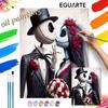 DIY Oil Painting Kits Nightmare Wedding Hand Painting Home Decor Craft Gift Ideas Canvas Wall Art Paint By Numbers For Adults 130
