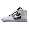 Nike Tênis Dunk High Chrome Feminino Branco Metálico-Prata Preto DX5928-100