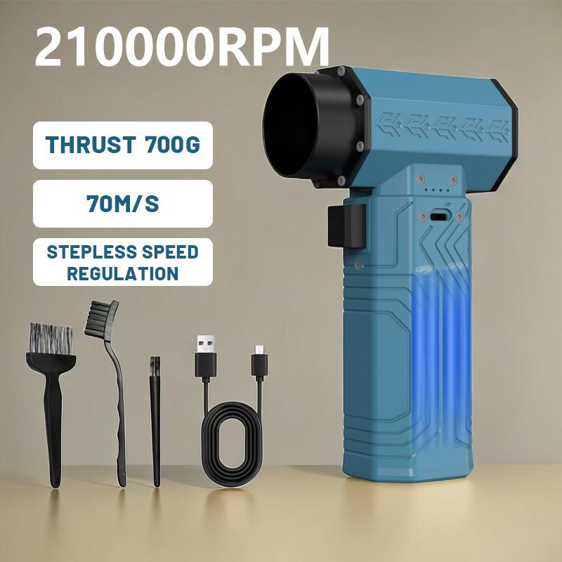 New 210000RPM Super wind 70M/S Mini Turbo Fan 10000MAH Handheld Brushless Motor Generation Blower industrial Duct Fan car