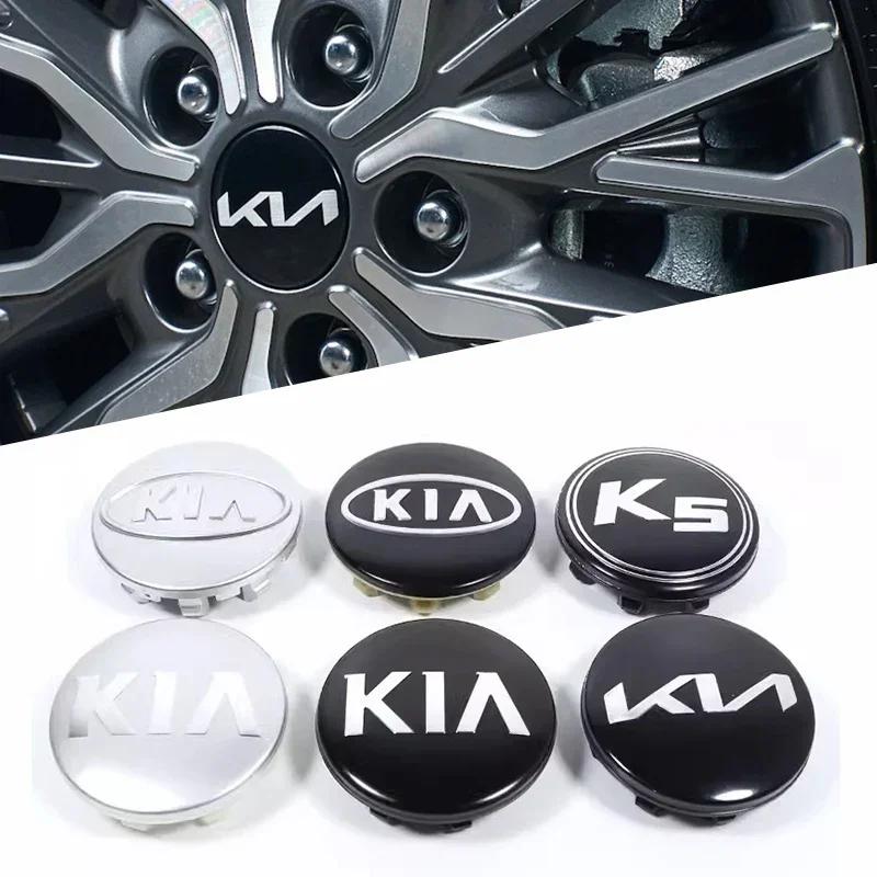 WLCT1 4PCS 58MM Car Wheel Center Hub Caps Cover Accessories For KIA GT Line EV6 Sorento Niro EV9 Sportage Cerato Forte Stonic Ceed Tel