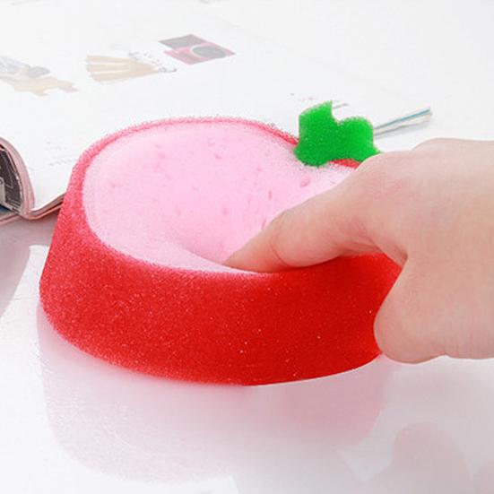 Fruit Shape Strong Cleaning Water Absorbent Sponge Cloth Pan Dish Washing